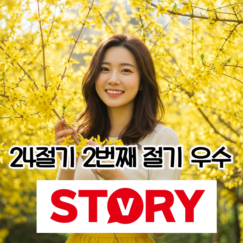 24절기 2번째 절기 우수(雨水): 봄을 알리는 따뜻한 비의 시작 - 우수와 관련된 속담 / 우수에 먹는 음식 - Story-V