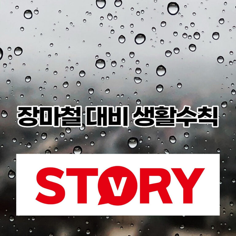여름 장마철 대비 11가지 생활수칙