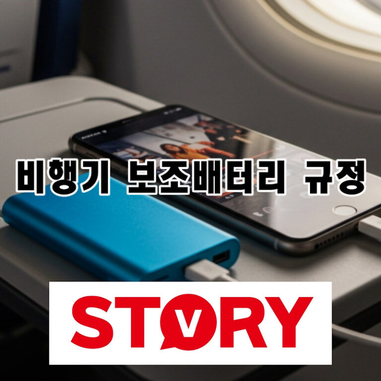 공항 가기 전 필수 확인! 비행기 보조배터리 기내 반입 규정 완벽 정리