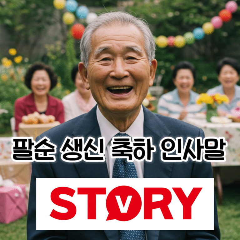 팔순 생신 축하 인사말 모음 추천 : 따뜻하고 존경 가득한 메시지 작성법 (가족, 지인, 친구 등)