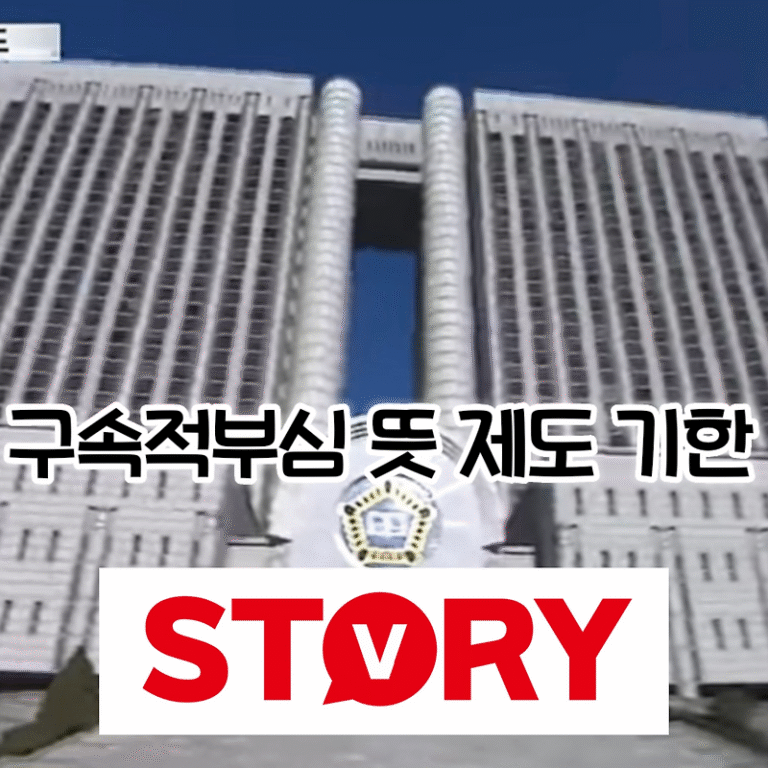 구속적부심 뜻 구속적부심사 제도 청구 (구속적부심 결정 기한)