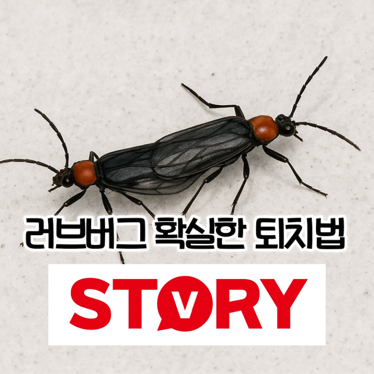 러브버그 퇴치법, 못 오게 하는 방법 완벽 가이드 (러브버그 출몰 시기, 수명 등)