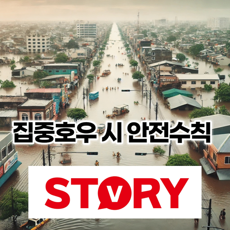 집중호우 시 안전행동수칙 및 대비요령, 집중호우 뜻과 기준 (호우주의보, 호우경보 기준 및 차이?)