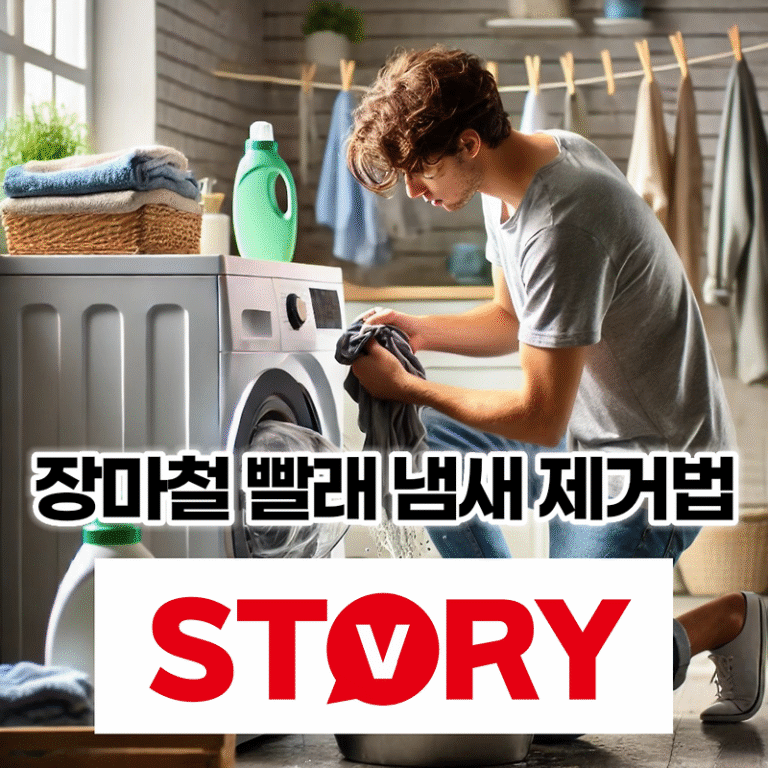 여름 장마철 빨래 냄새 쉰내 제거 6가지 방법 (베이킹소다, 식초, 과탄산소다, 락스)