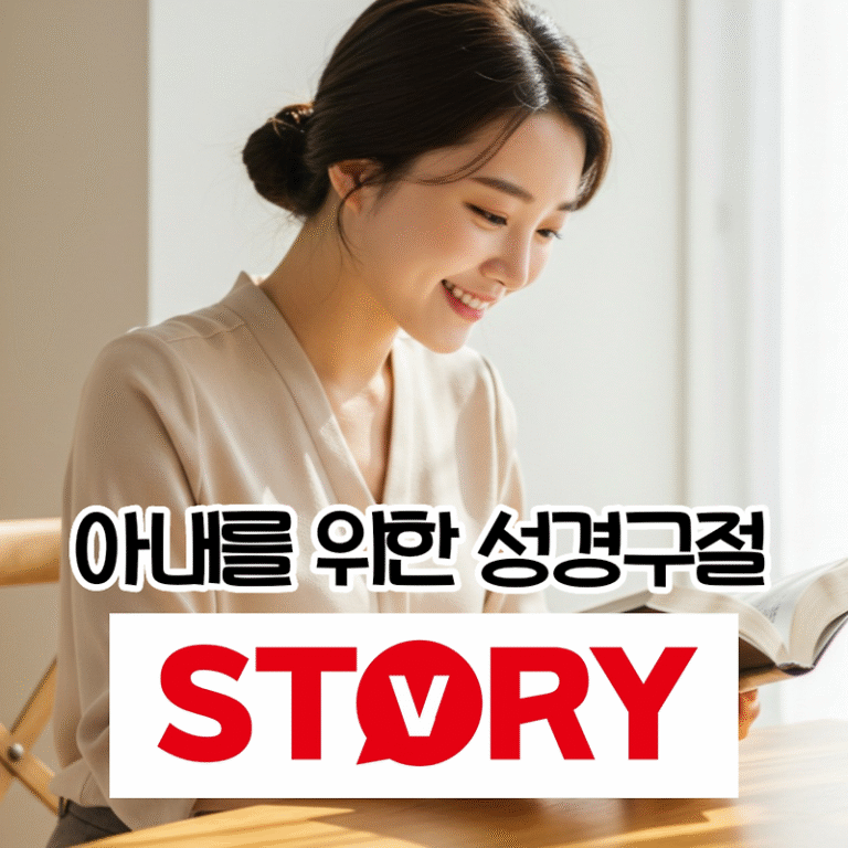 삶의 동반자인 아내에게 위로 & 사랑 전하는 주제별 성경구절 성경말씀 18가지 모음 추천 (개역한글)