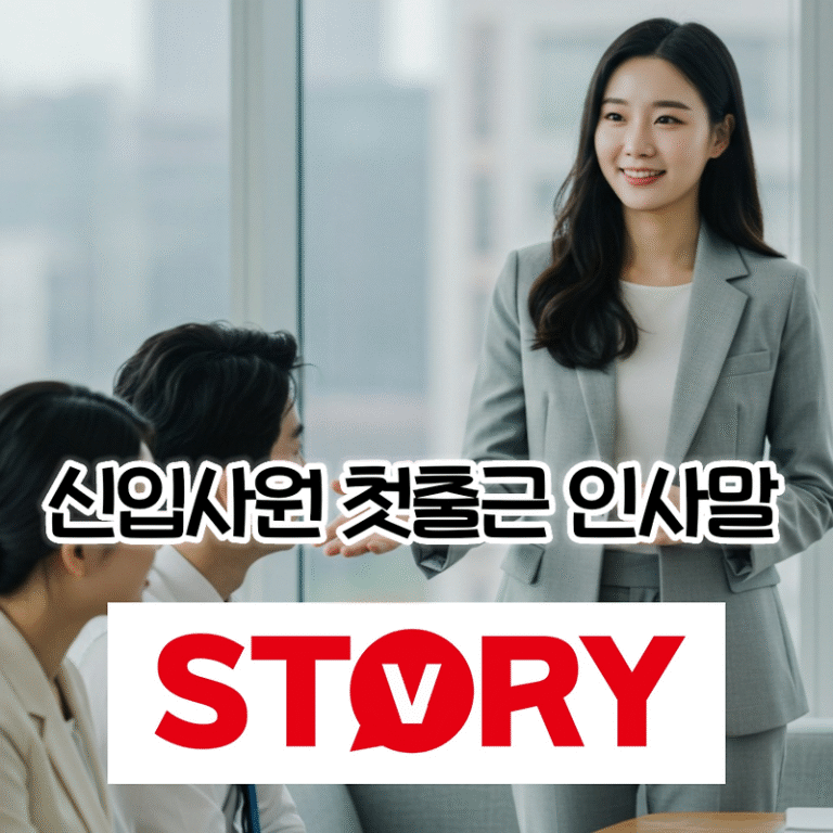 신입사원 첫 출근 인사말 문구 추천, 이렇게 하면 호감도 상승! 실전 예시 & 꿀팁 총정리