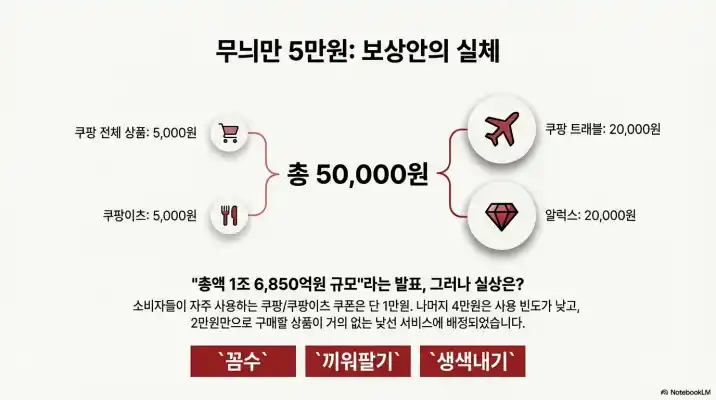 쿠팡 개인정보 유출 피해 1인당 5만원 보상안 4