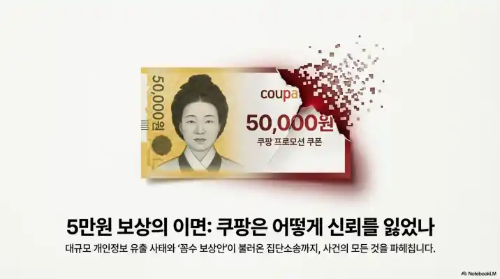 쿠팡 개인정보 유출 피해 1인당 5만원 보상안 2
