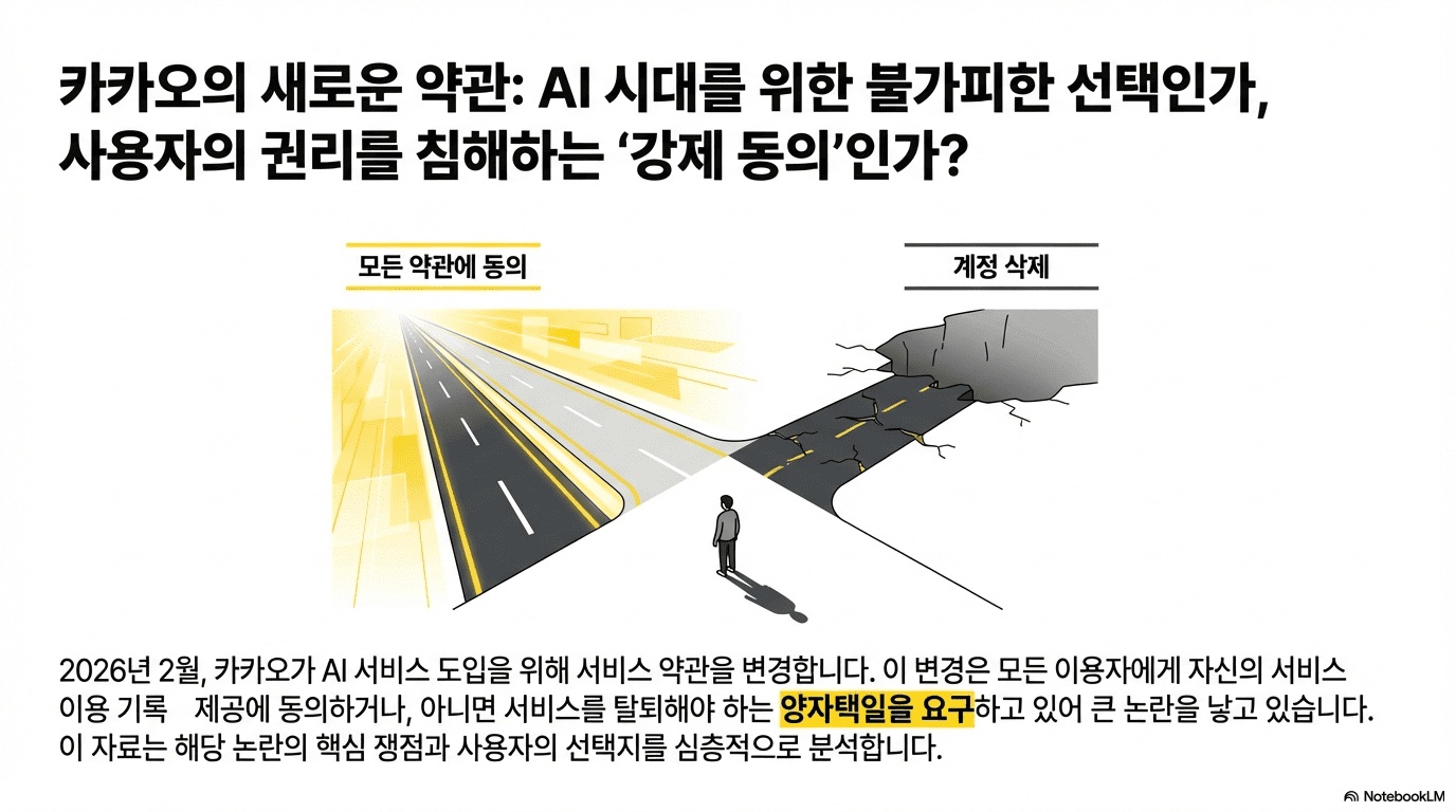 카카오톡 약관 변경 2