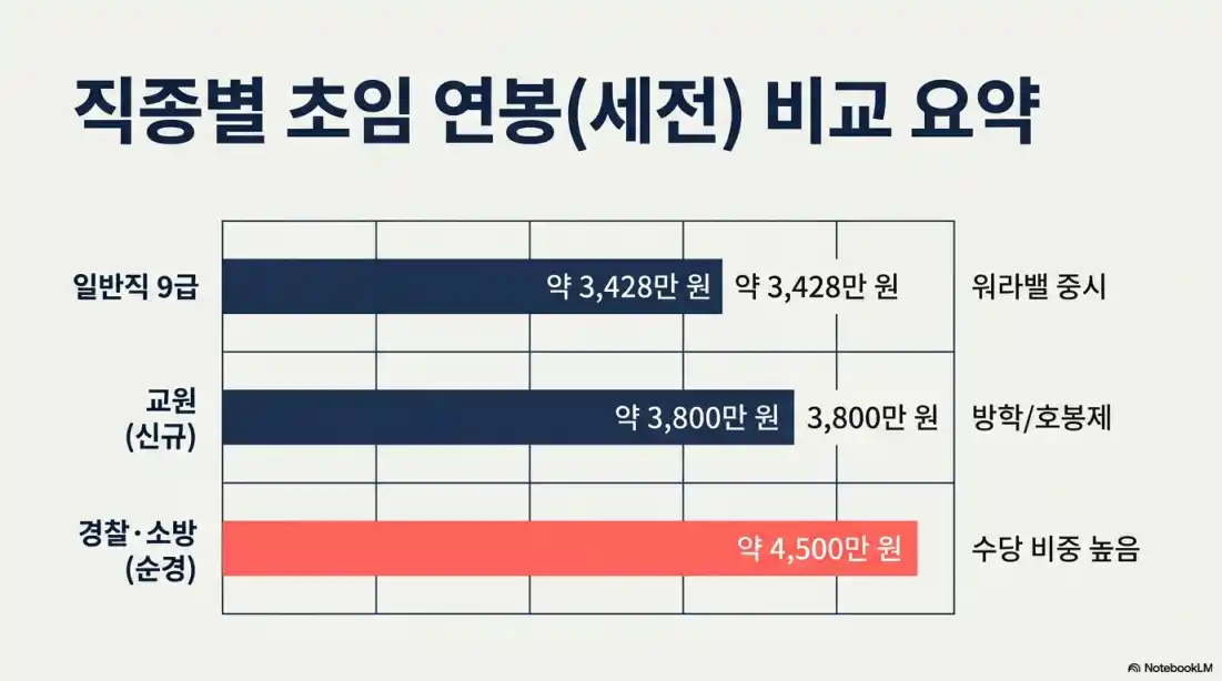 2026 공무원 봉급표 확정4