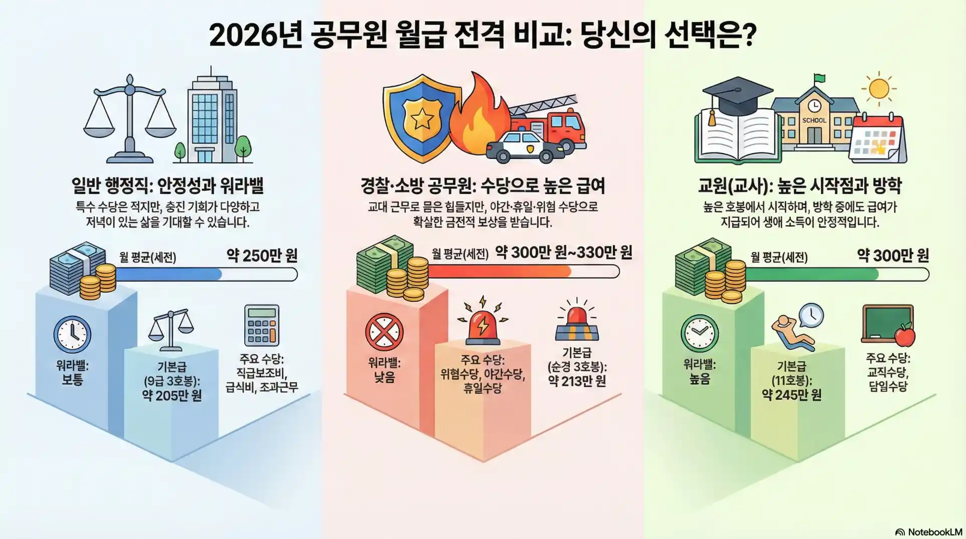 2026년 경찰 공무원 봉급표3