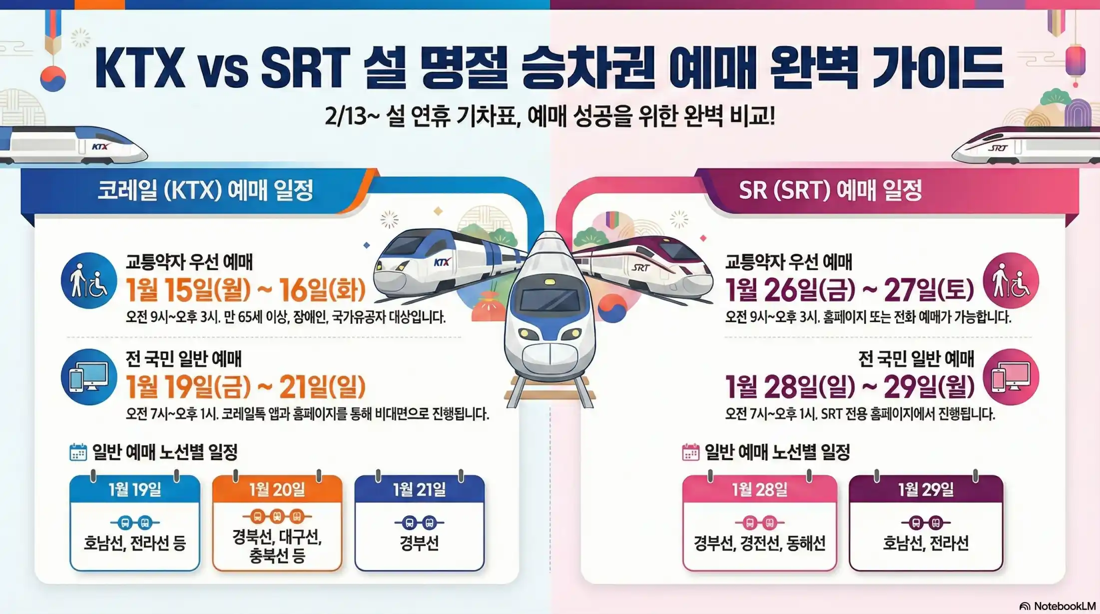 2026 설날 기차표 예매 일정4