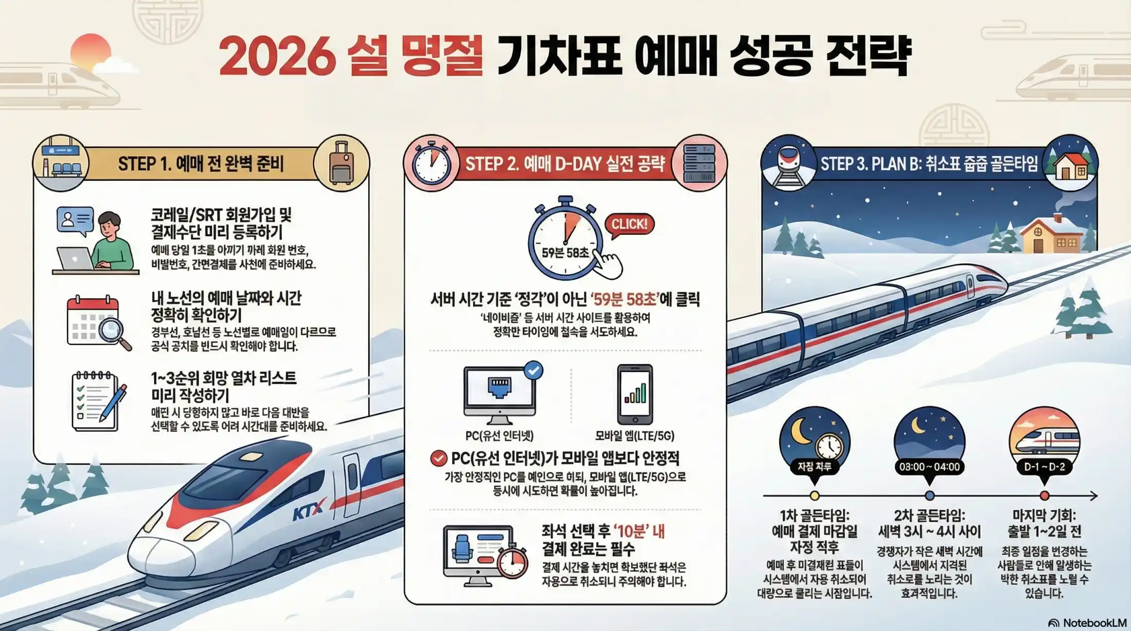 2026 설날 기차표 예매2