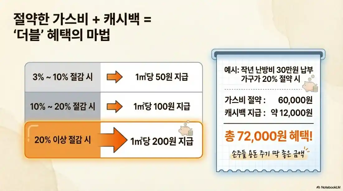 도시가스 절약 캐시백 신청4