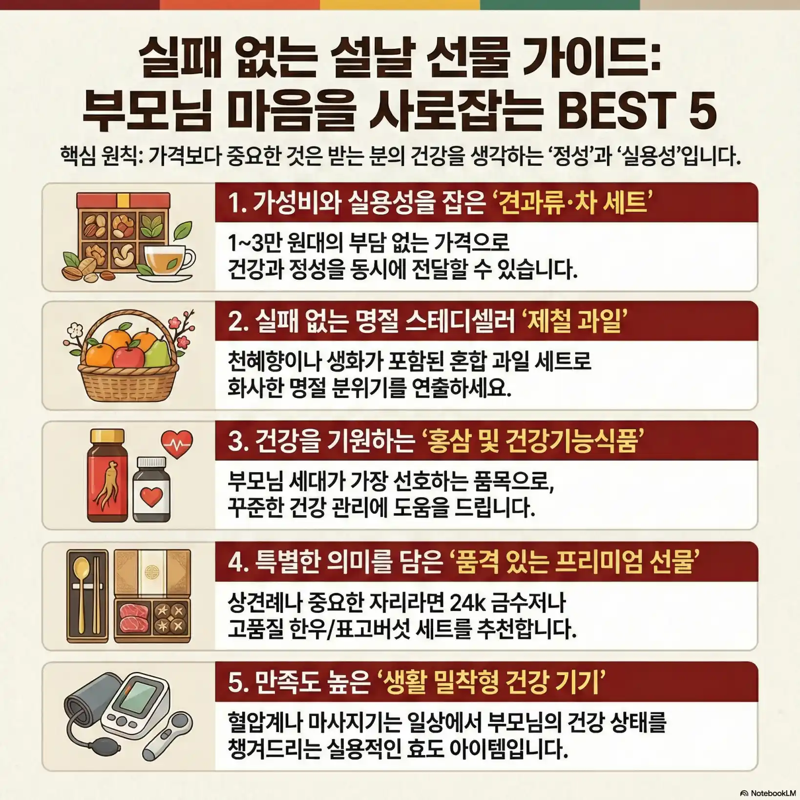 설날 부모님 선물 베스트511
