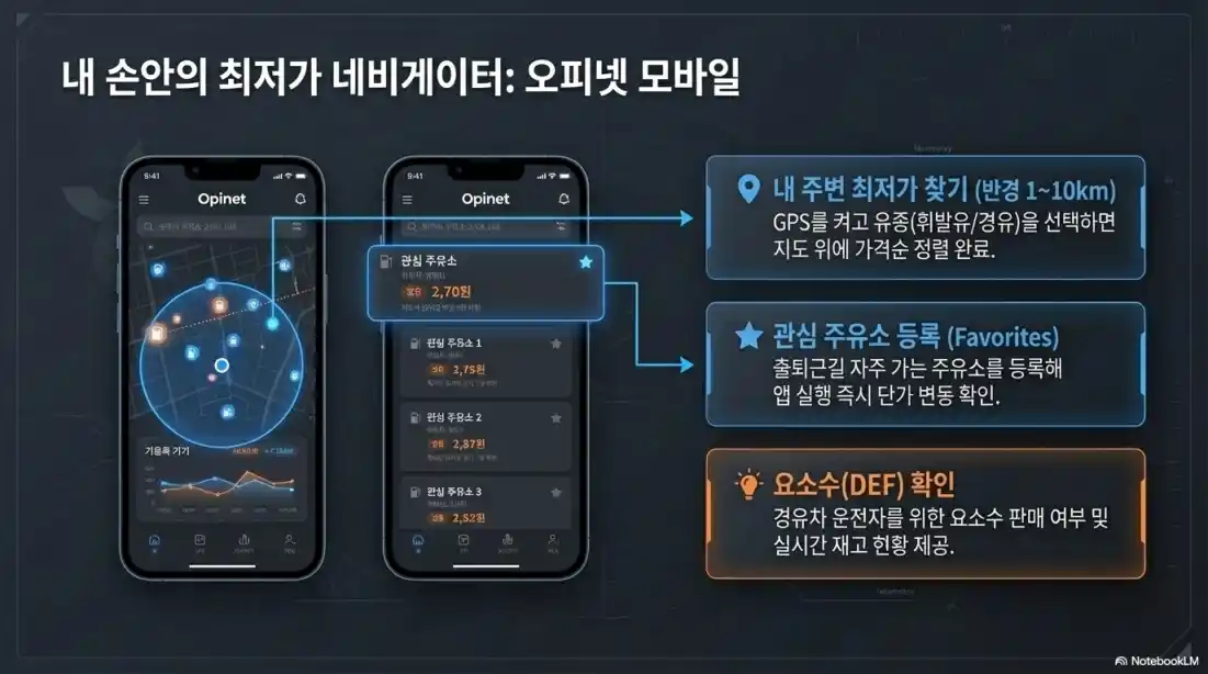 오피넷 앱 활용법 15