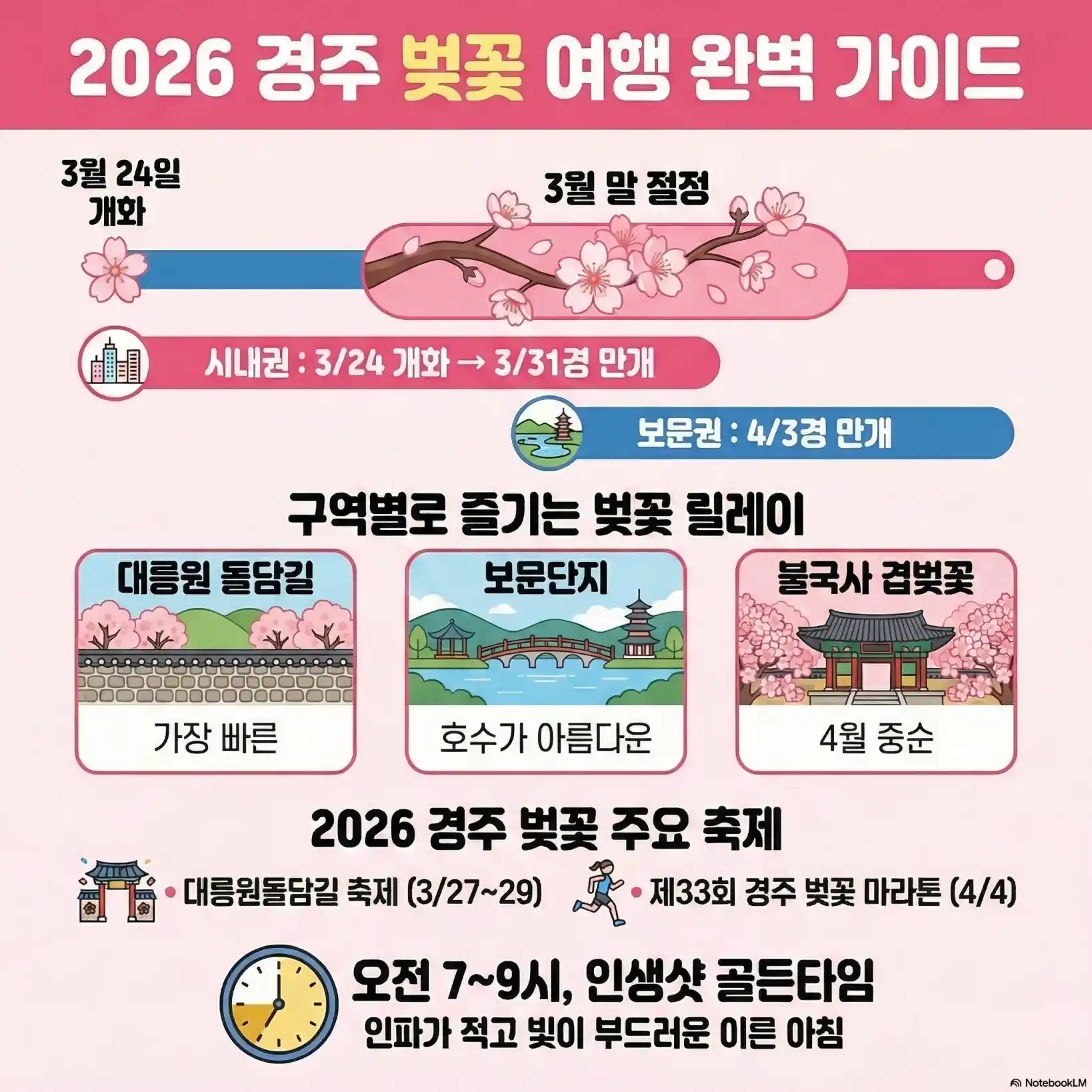 2026년 경주 벚꽃 시기12