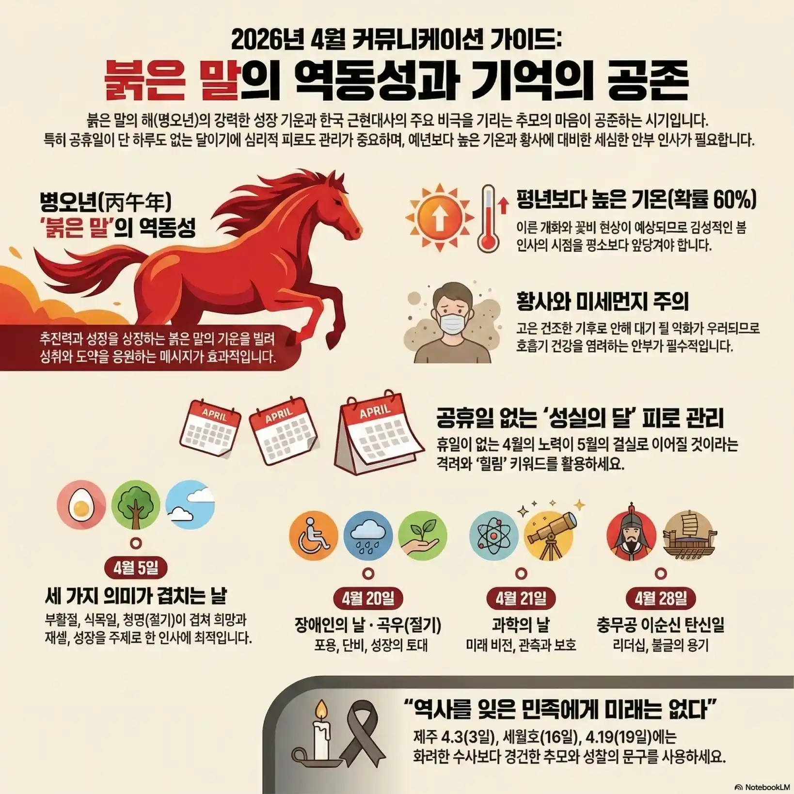 4월 인사말 모음 13