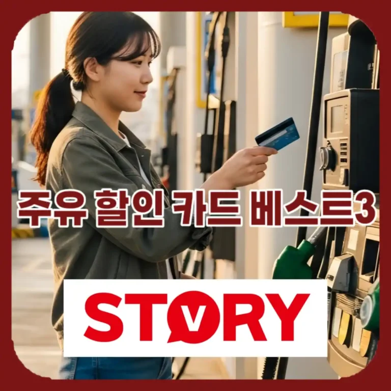 운전자 필수 주유 할인 카드 TOP 3 주유 카드 추천 및 실전 활용팁