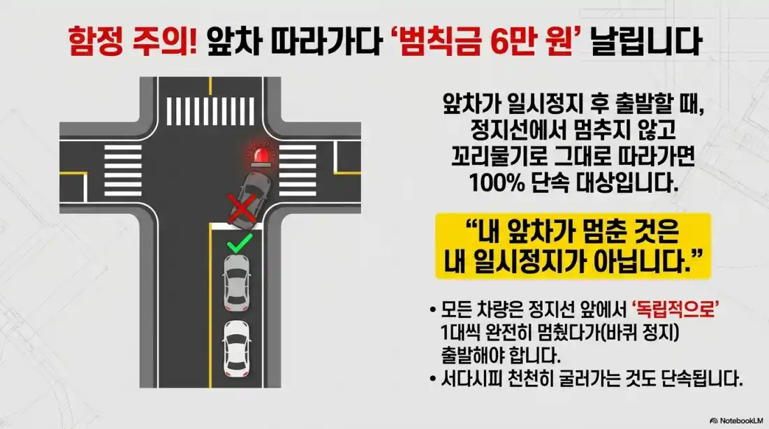 우회전 단속 벌금01