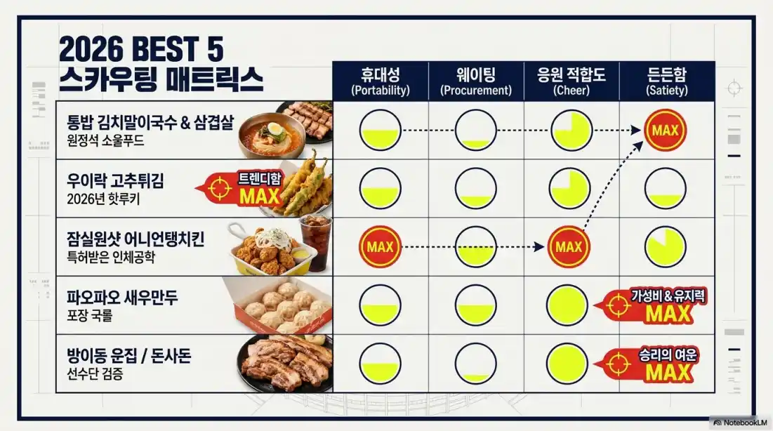 두산 베어스 먹거리 추천 BEST510