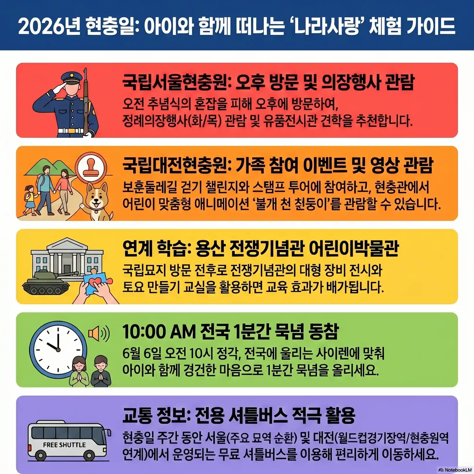 현충일 아이와 가볼 만한 곳04