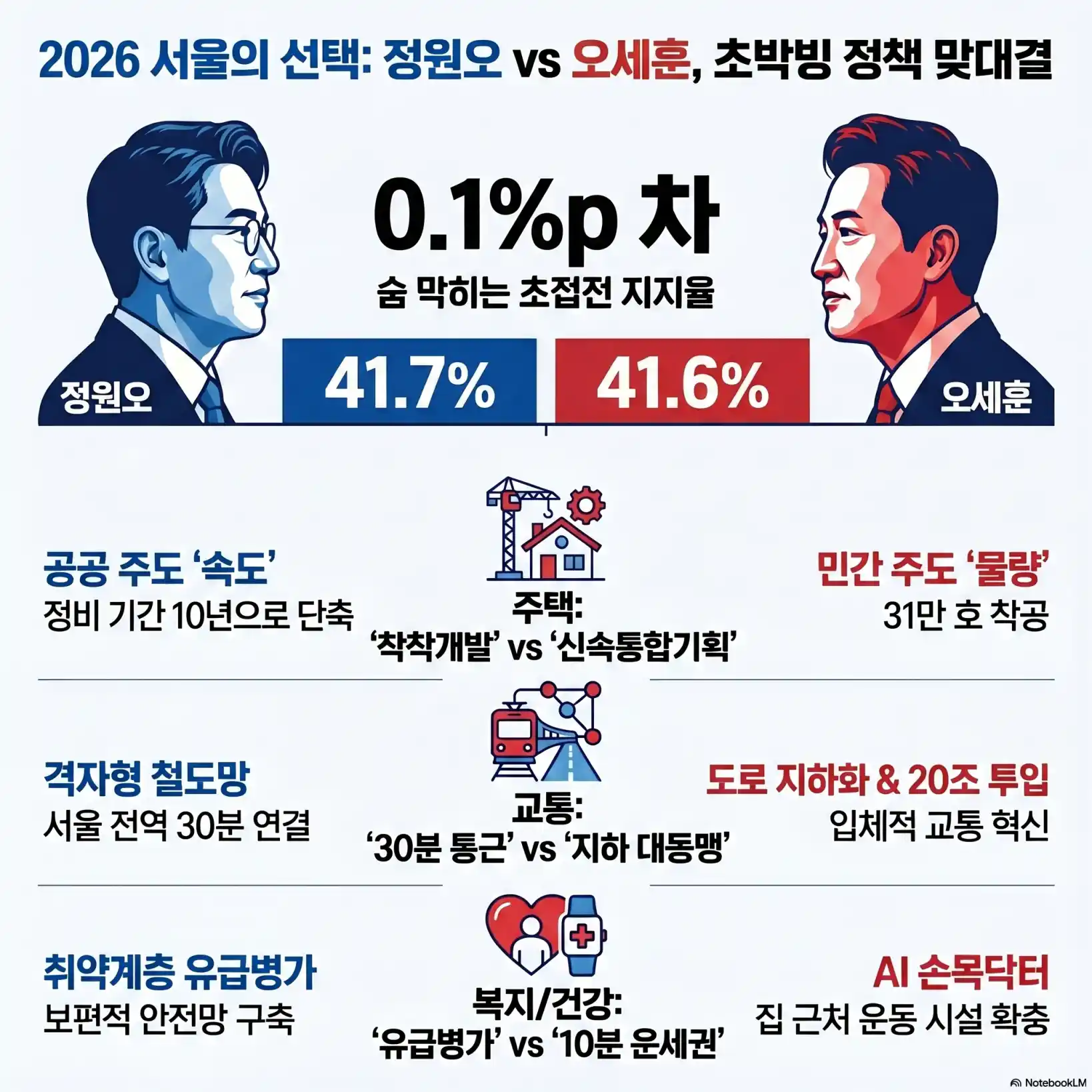 2026 서울시장 지지율40