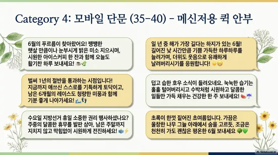 6월 초여름 인사말 문구09