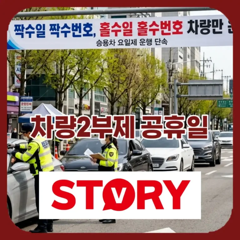 2026년 5월 차량 2부제 완벽 가이드: 공휴일 예외 및 하이브리드 단속 총정리