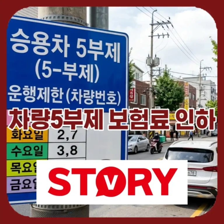 2026년 차량 5부제 자동차보험 할인 완벽 가이드: 2% 환급 조건 및 소급 적용 방법
