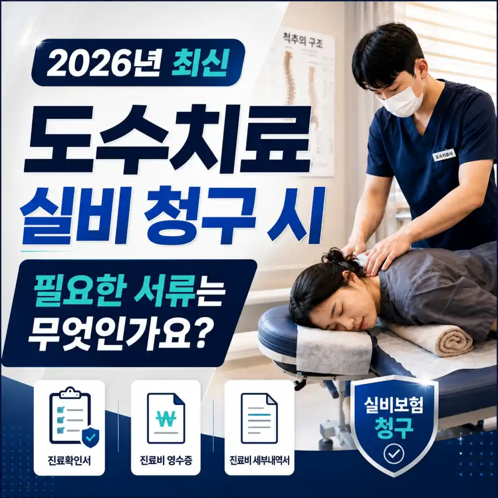 도수치료 실비 청구 시 서류는 무엇인가요02