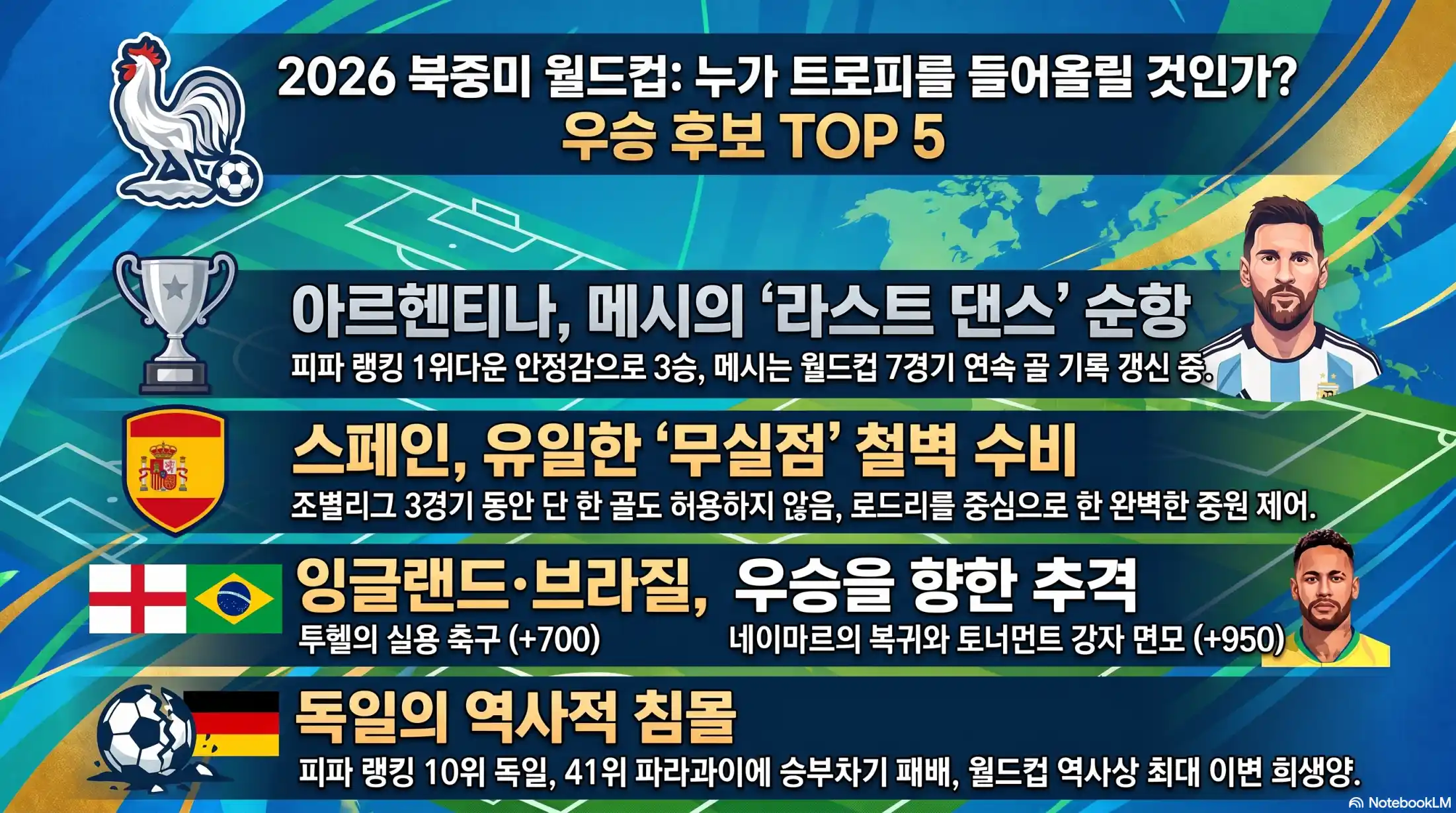 북중미 월드컵 우승 후보 TOP 508