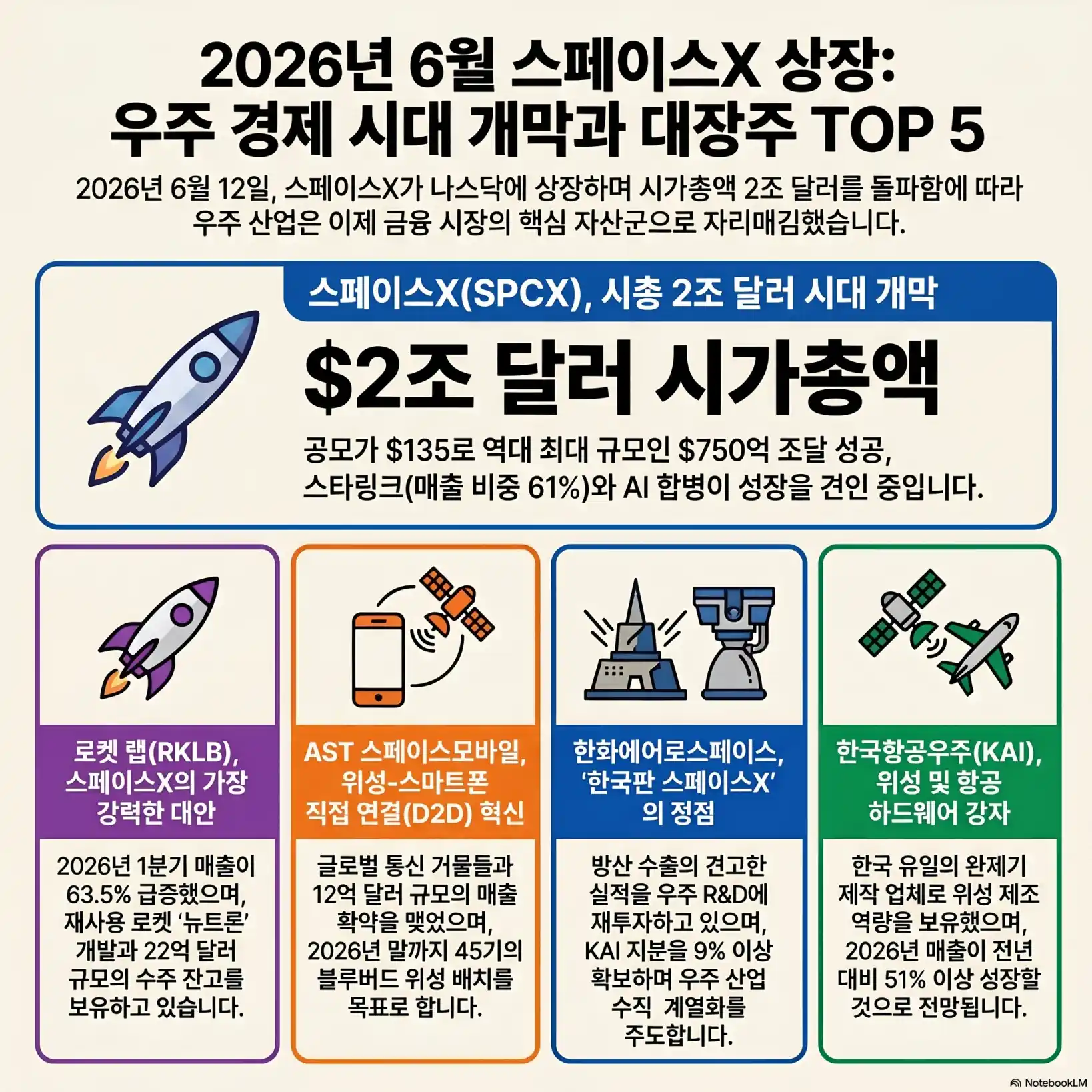 스페이스X 상장 관련주 총정리05
