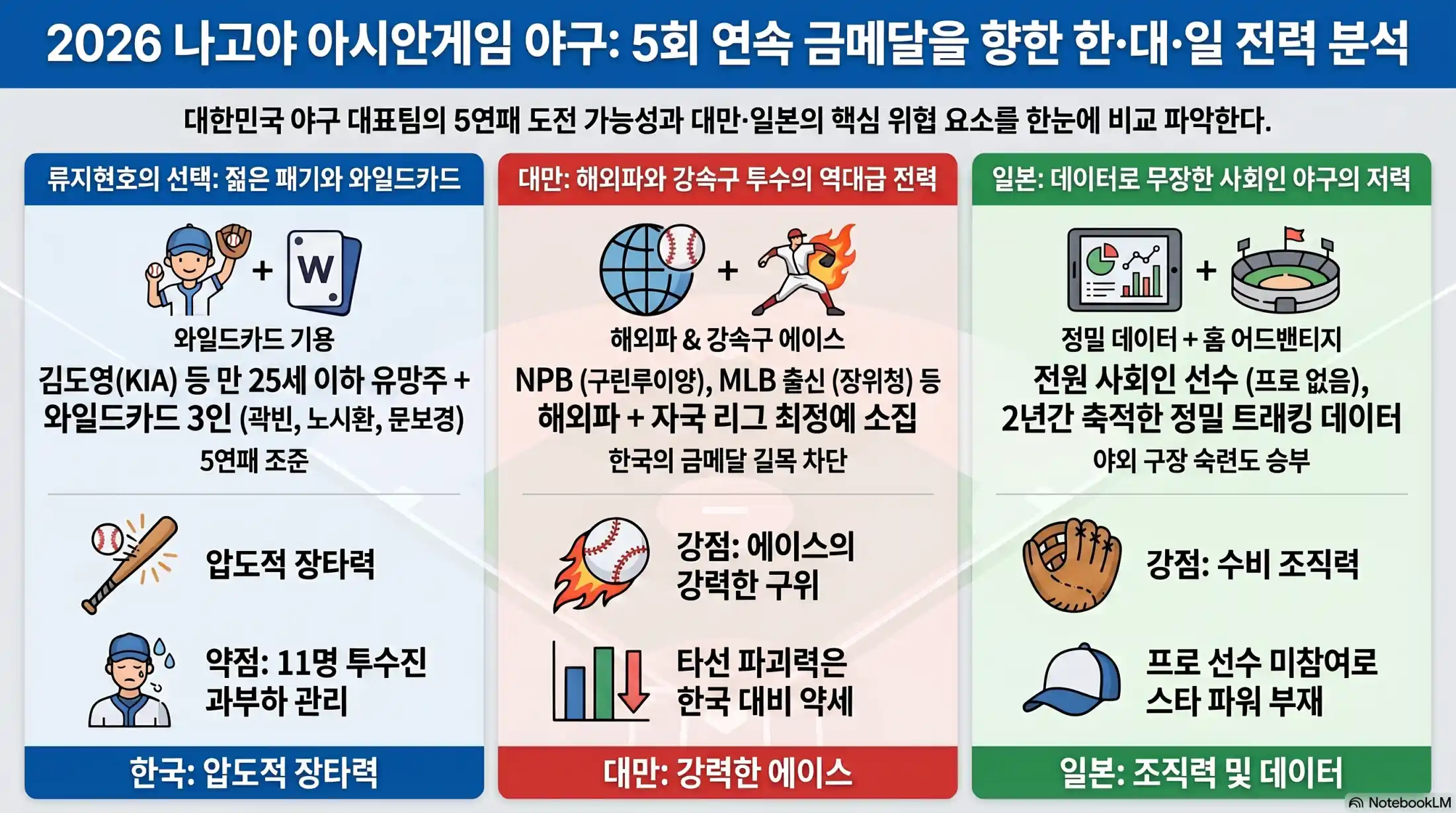 아시안게임 야구 대표팀 라인업 분석03