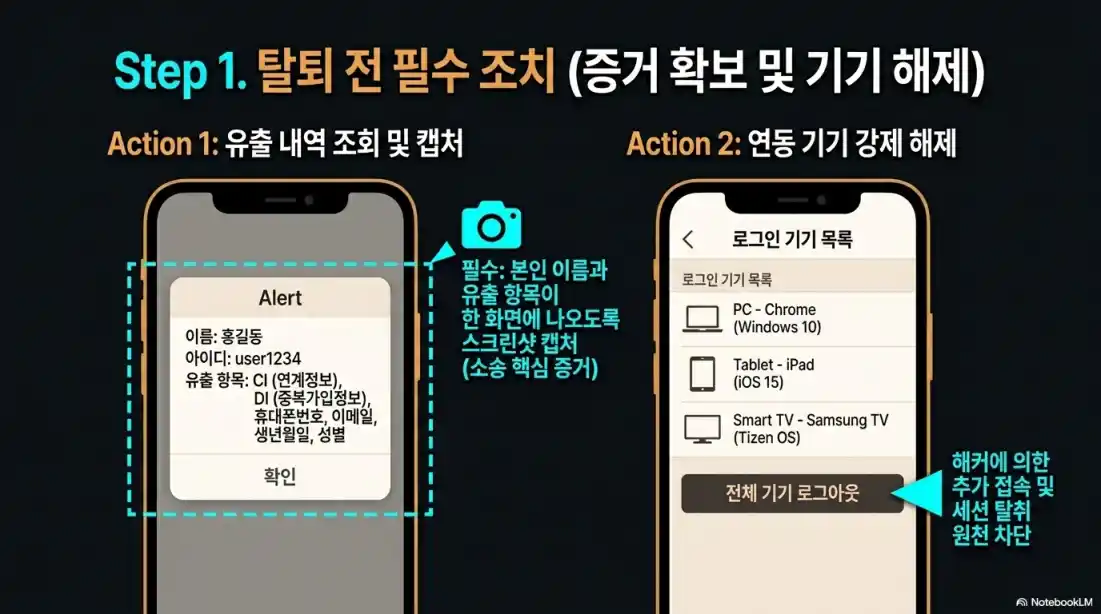 티빙 해킹 후 무작정 회원탈퇴 누르면 안 되는 이유 (실제 후기)04