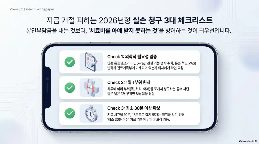 도수치료 실비 청구 막상 해보니 당황했던 본인부담금