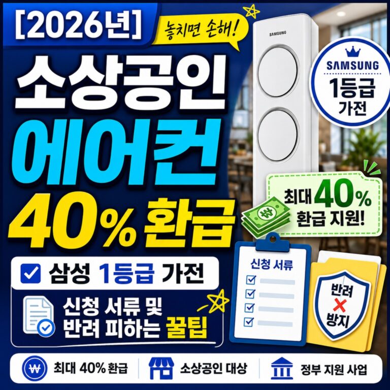 삼성전자 1등급 가전 환급 40% 직접 받은 후기 (서류, 주의점)
