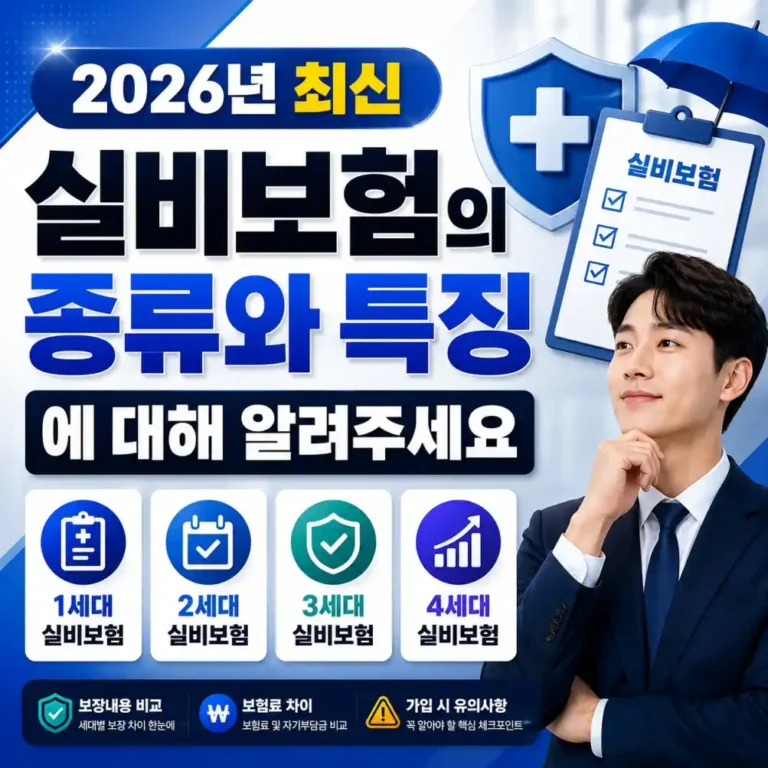 2026년 5세대 실손보험 직접 비교해본 후기 (전환 손익 계산)
