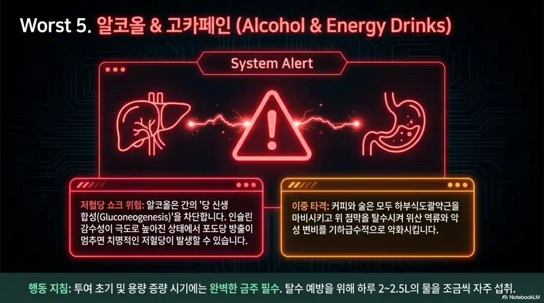 마운자로 피해야 할 음식 5가지10