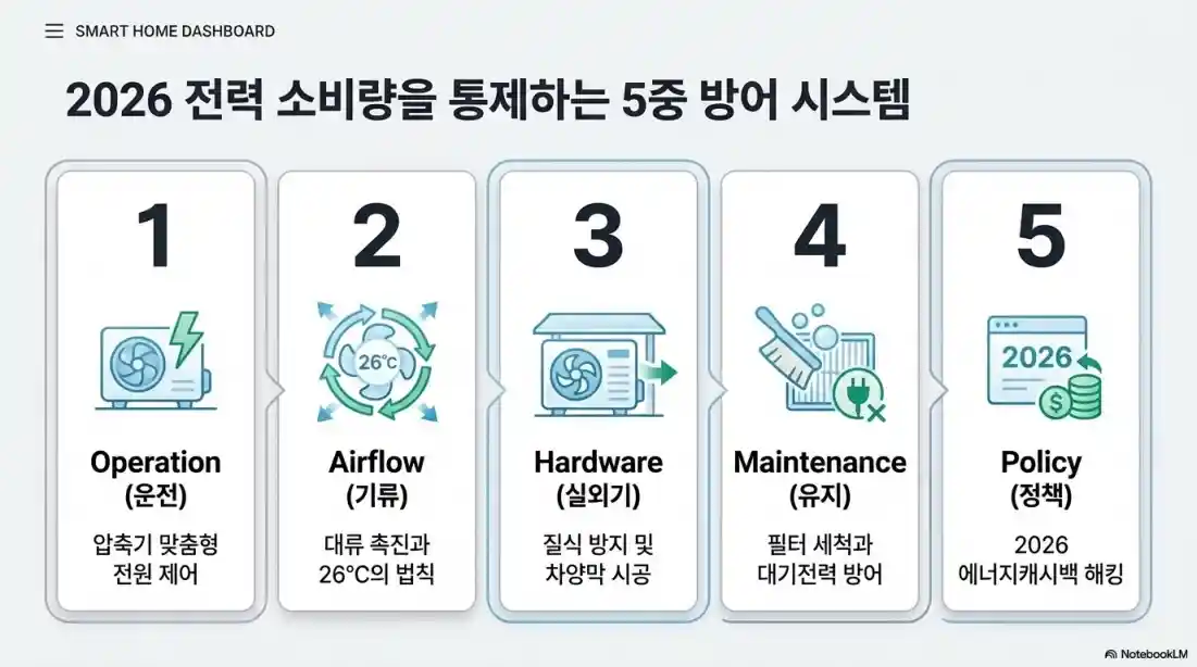 에어컨 전기세 절약하는 방법 5가지 10