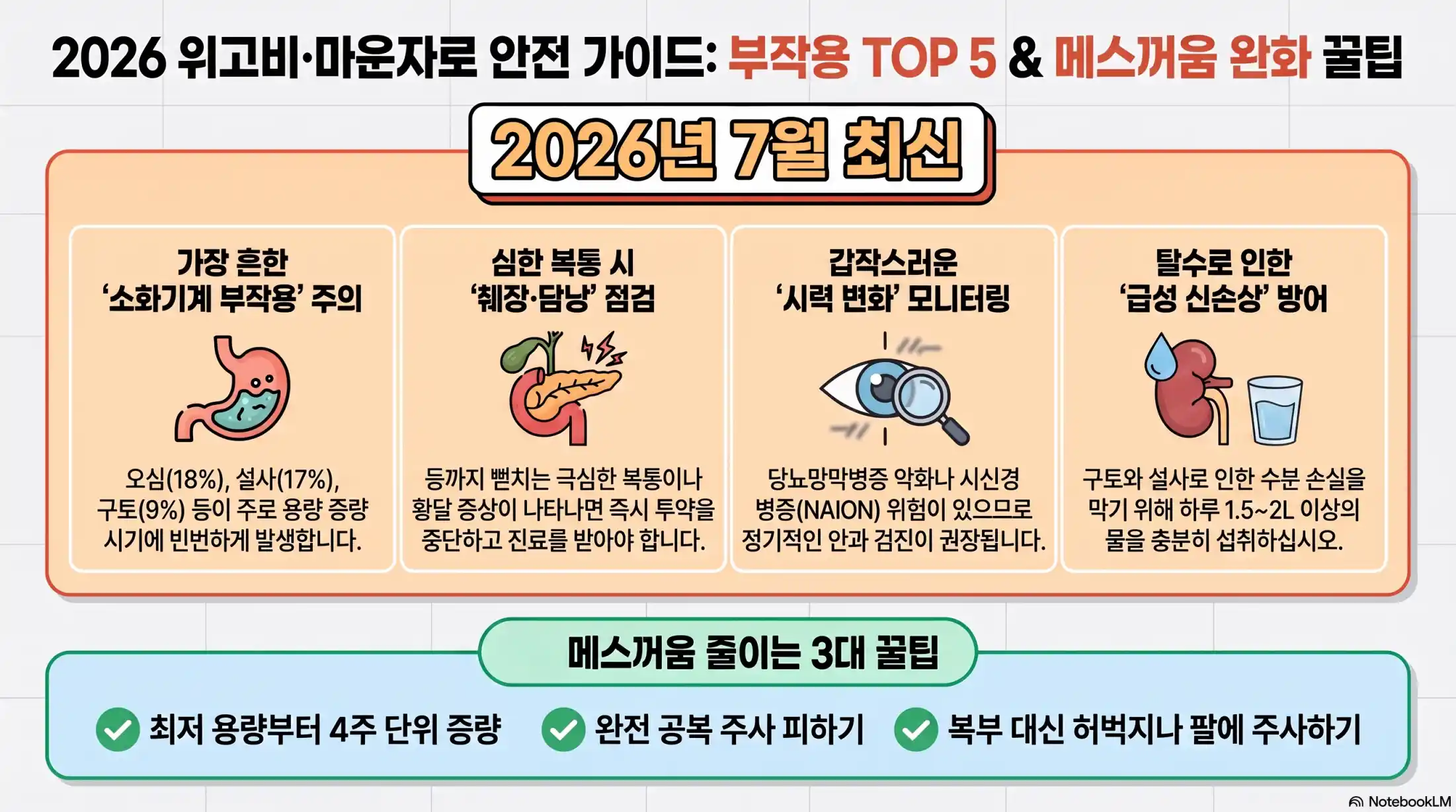 위고비 마운자로 부작용 5가지01