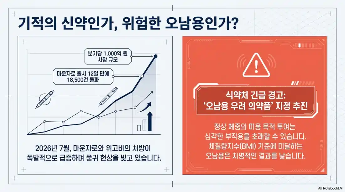 위고비 마운자로 부작용 5가지01