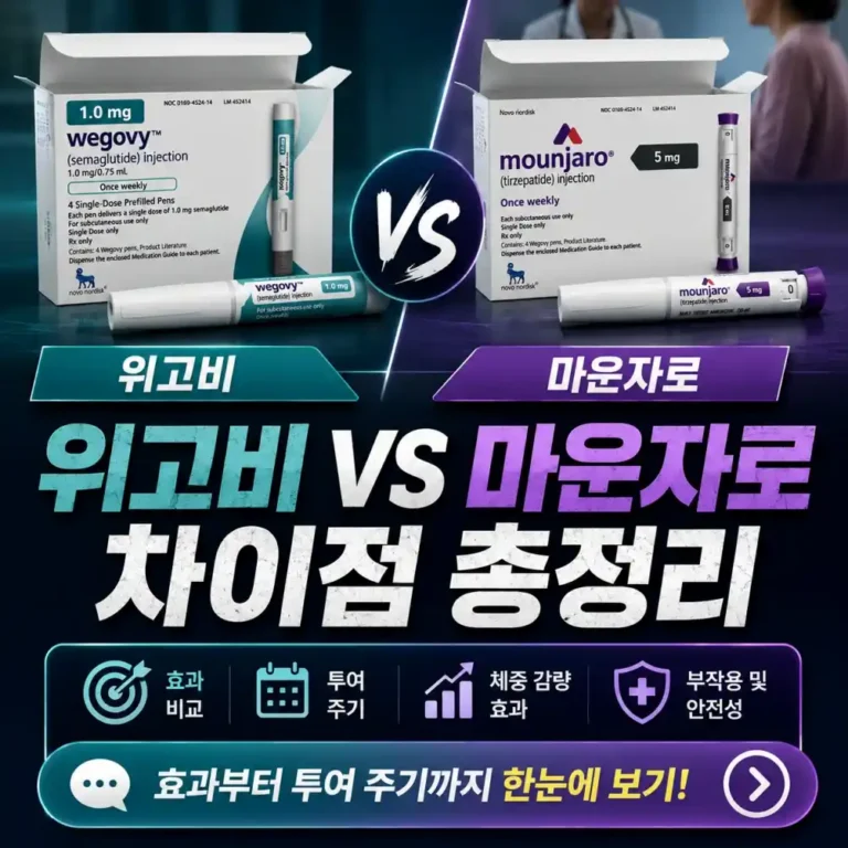 위고비 쓰다 마운자로 갈아탄 현실 후기 (효과, 가격, 부작용 차이)