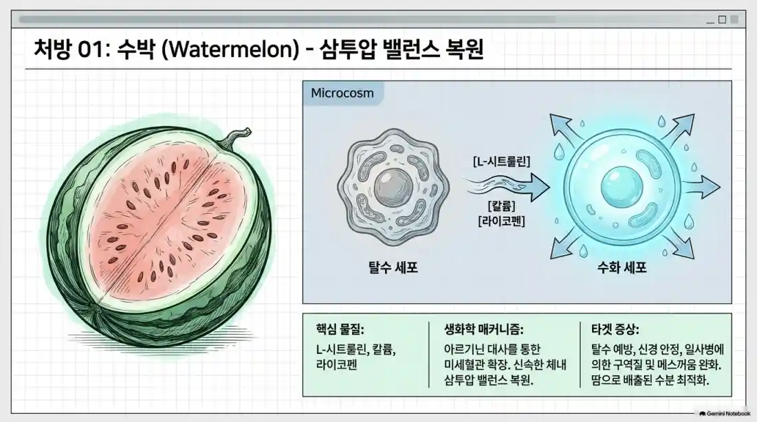 더위먹음 증상 완화 음식 베스트 510