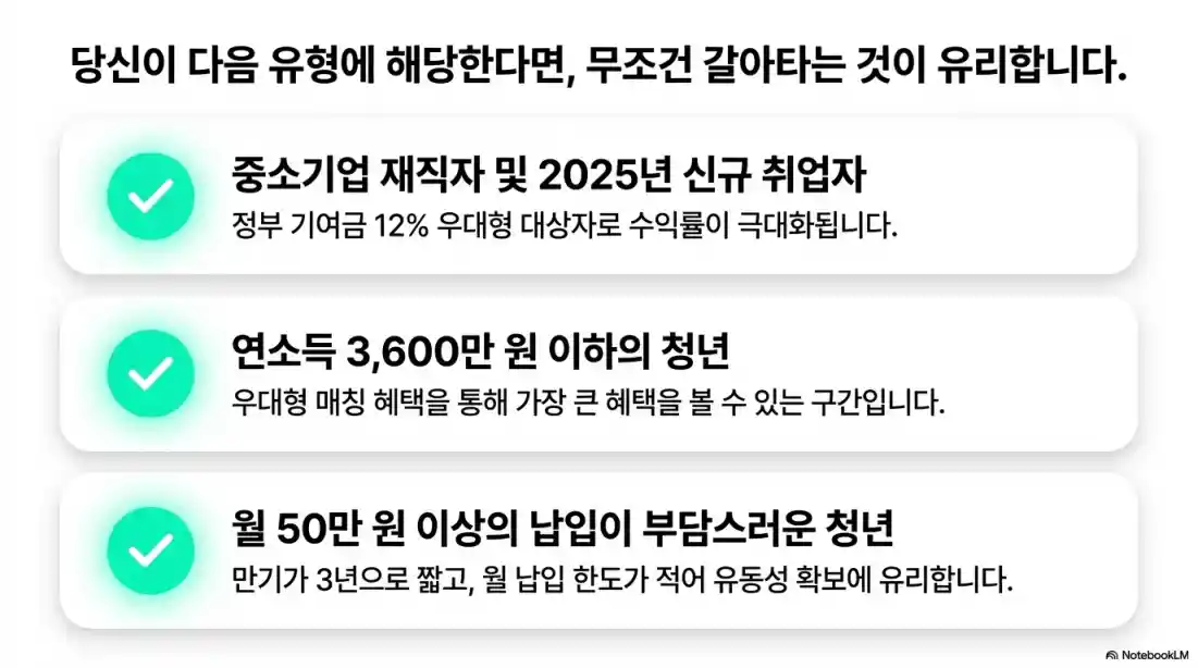 청년미래적금 갈아타기 혜택 비교 10