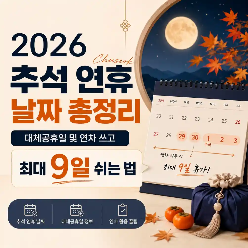 추석 연휴 날짜 총정리04