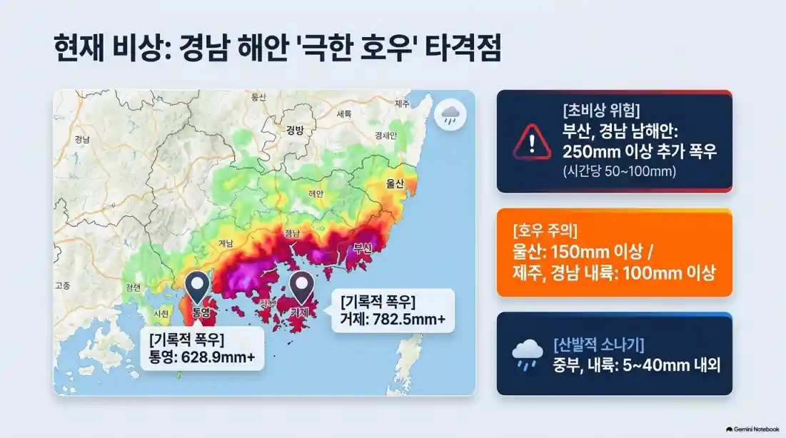 8월 3주차 날씨 예보: 비 언제까지 오나요?