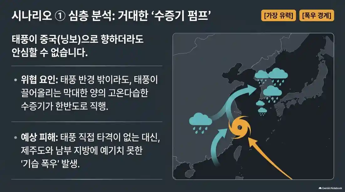 18호 태풍 사우델 예상 경로 및 한반도 영향 시나리오 3가지 06