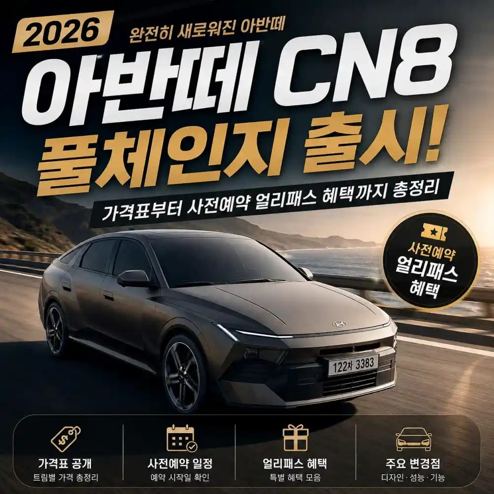 2026 아반떼 CN8 풀체인지 출시02