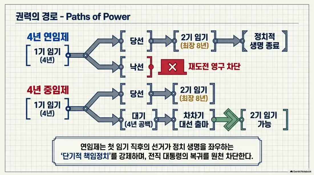 4년 연임제 vs 중임제 뜻, 차이점 완벽 비교05